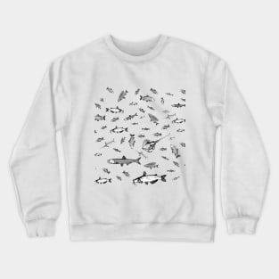 Fishes #fish #fishes Crewneck Sweatshirt